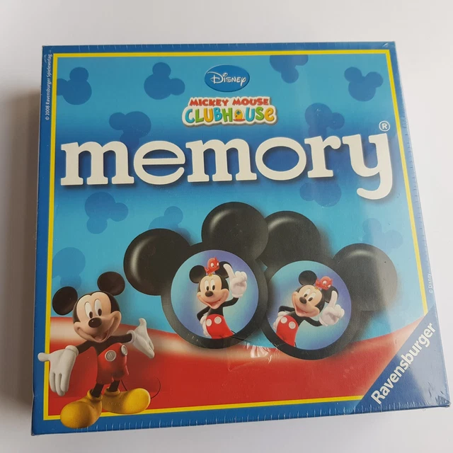 RAVENSBURGER DISNEY MICKEY Mouse Clubhouse Memory Game Card 2008 ...