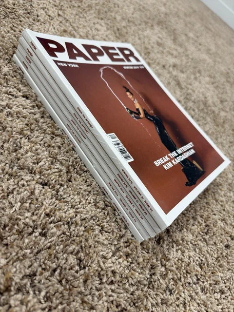 KIM KARDASHIAN PAPER Magazine Break The Internet Five 5 Copies 