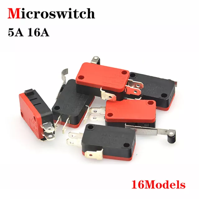 Microswitch leva lunga 5A 16A (SPDT) V-15-1C25 a V156 V3, SW032