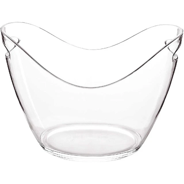 Cubo de hielo cubo de vino, bañera de plástico de 4 litros para bebidas y fiestas, perfecto Q8U2