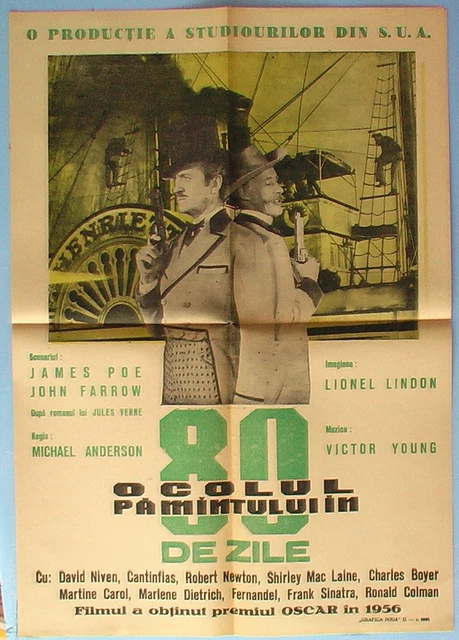 Movie poster=Around the World in 80 Days(Oscar 1956)=after Jules Verne=Marlene D
