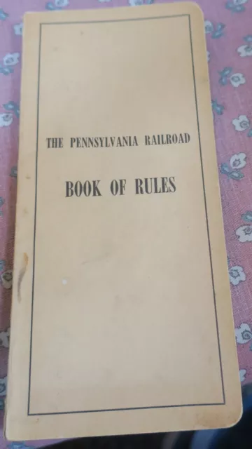 1941 PENNSYLVANIA RAILROAD PRR BOOK OPERATING SIGNAL & INTERLOCKING RULES illus.