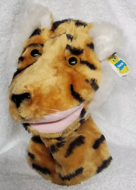 Vtg 1982 NOS Dakin Mr Rogers Neighborhood Tempest Tiger Hand Puppet Plush w/ Tag