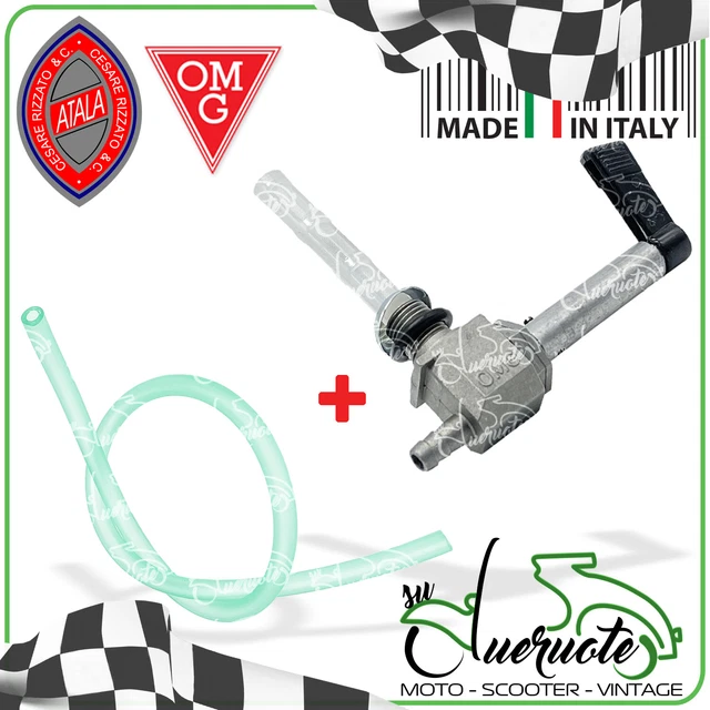 Leva Asta Rubinetto Benzina Cyclingcolors Per Piaggio Vespa 50-90-125cc – 200 Mm, Compatibile Con Primavera ET3