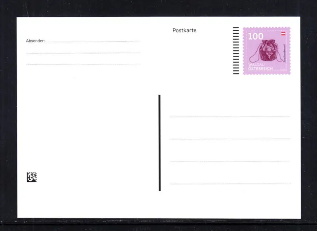 2022 10 01, Österreich, postfr, **), Postkarte,PK, Ganzsache -ca.14,7x10,5cm