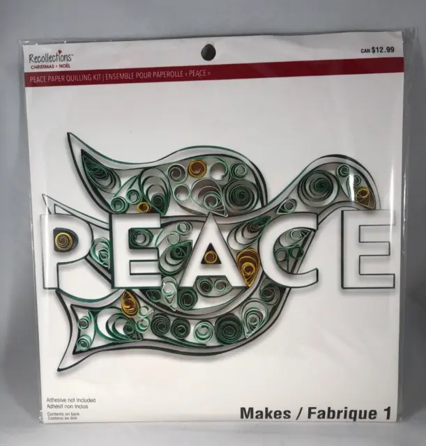 Kit de plumas de papel de paz de Navidad de recuerdos - Navidad