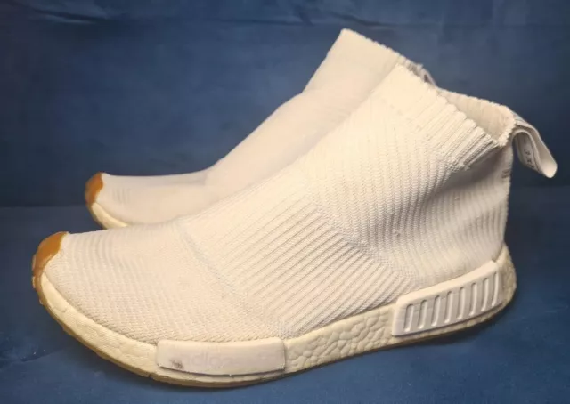 ADIDAS NMD CITY Sock 1 White Gum Size UK 10 35.00 PicClick UK