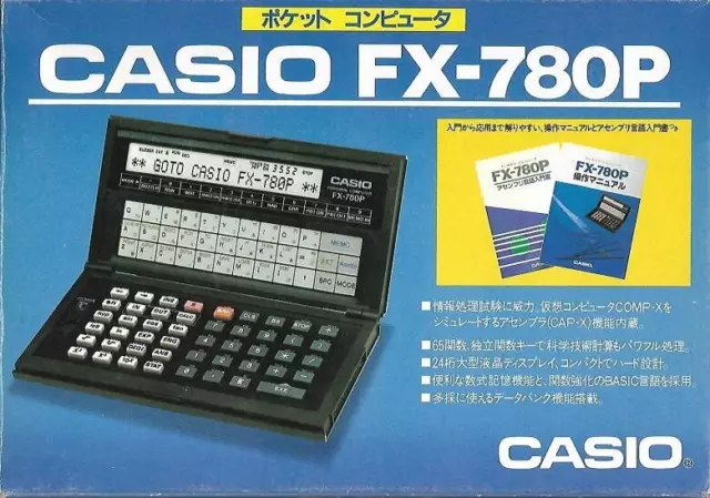 (2) CASIO BASIC POCKET COMPUTERS FROM the 80 s fx-790p / pb-220 / TANDY-PC6 2