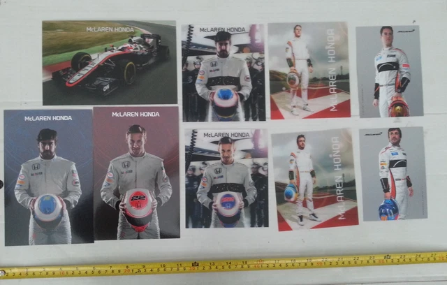 Pulsante carte guida mclaren alonso vandoorne 2015-2018 (x9) (F1/FORMULA 1)