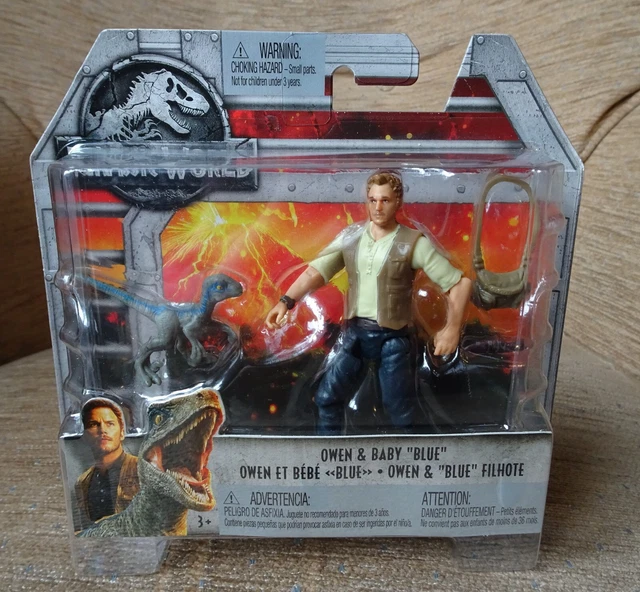 Figurine Pop Jurassic World : Fallen Kingdom #589 Pas Chère : Owen Avec Bebe Raptor 2 1558360934 1000x0