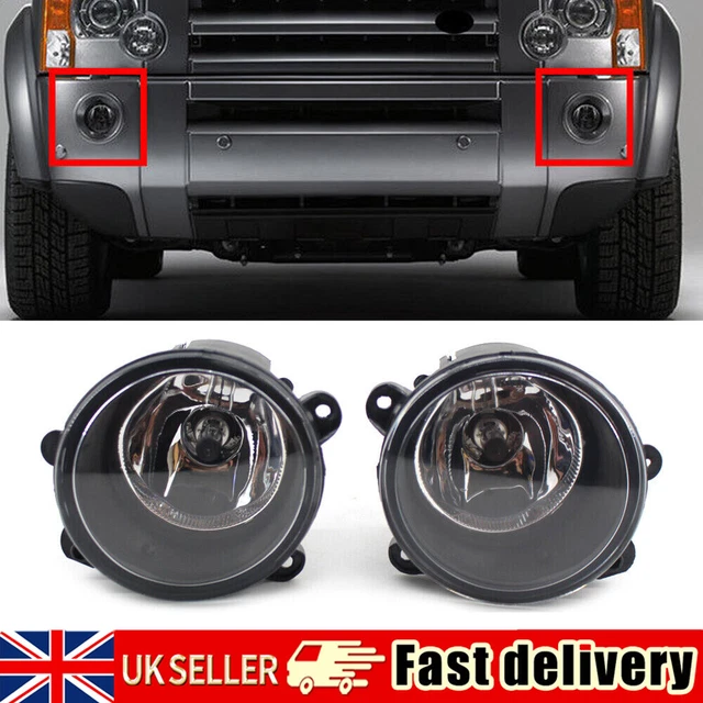 Phares Antibrouillard Avant Pour Land Rover Discovery 2/3 Et Range Rover Sport/L322 - Noir, Ampoule H11 55W