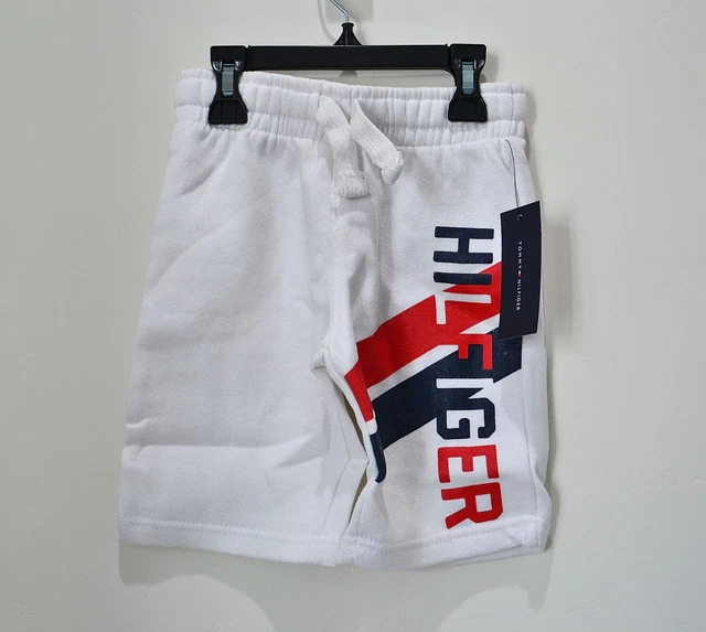 Nwt Little Kids Boys Tommy Hilfiger Shorts Casual White Sz 4, 5, 6
