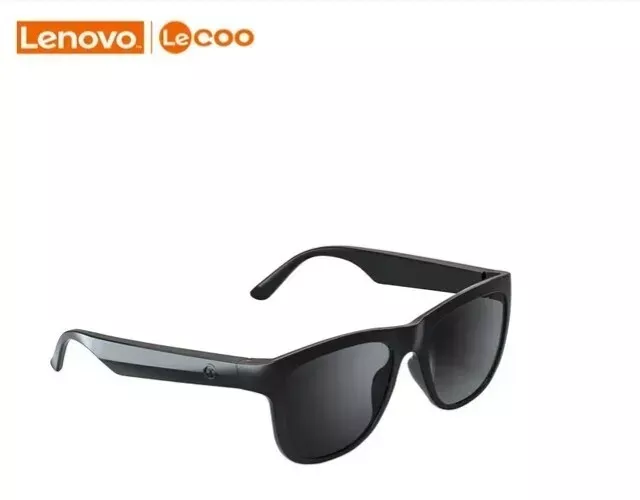 SMART AUDIO GLASSES- Lenovo Lecoo C8 Headset Bluetooth 5.0 black lens Sunglasses