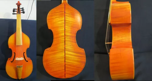 Baroque style SONG Maestro 6 strings 15" viola da gamba,perfect sound #12726