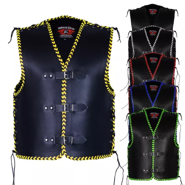 Gilet Motocycle Race In pelle di mucca resistente giacca da turismo intrecciata spagnola