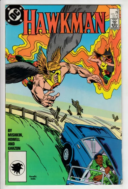 HAWKMAN Volume 2 1986 # 15 HAWKGIRL DC Comics High Grade