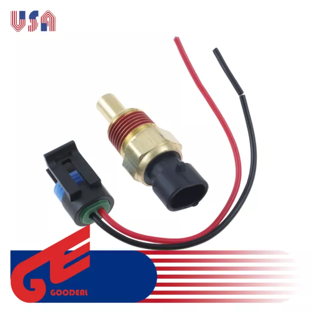 Water Temperature Sensor w/ Wiring Harness for Chevy GMC Buick Cadillac Pontiac