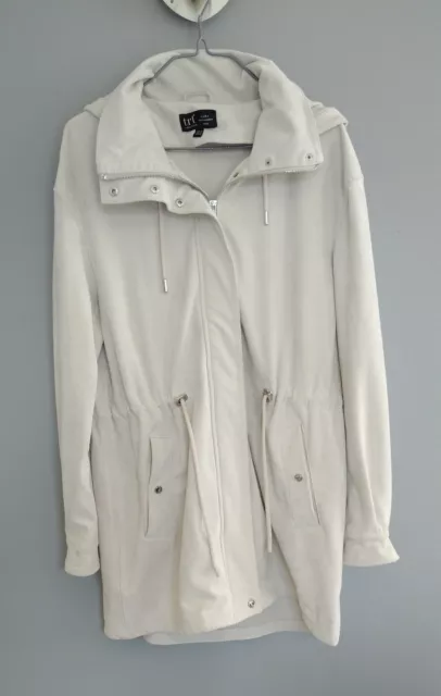 Veste zippée écru "Zara" T. XS