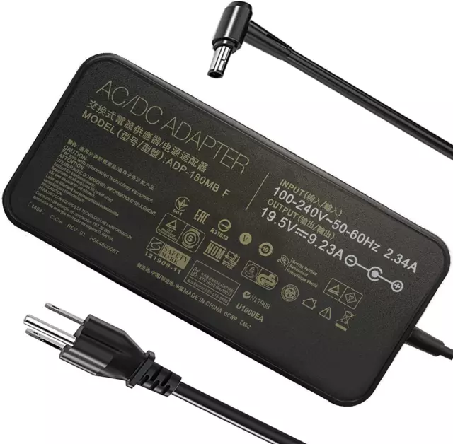 Laptop Charger Fit for Asus ADP-180MB F Charger Asus Rog G75VW G75VX GL502VT AC