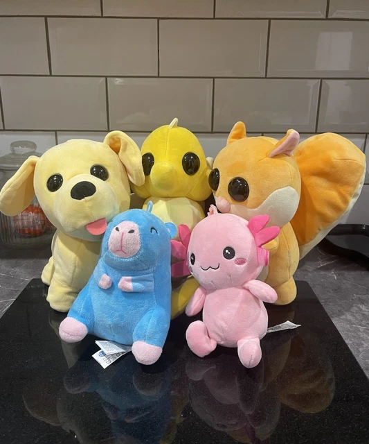 ROBLOX KAWAII Adopt Me Plush Bundle X5 Dog Seahorse Squirrel Etc Roblox Kawaii Adopt Me Plush Bundle X5.webp