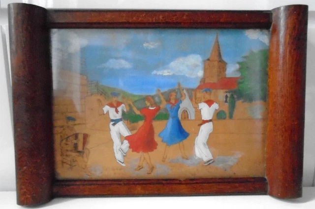 Tableau Bois EUSKAL HERRIA - Décoration Murale Pays Basque Made in France