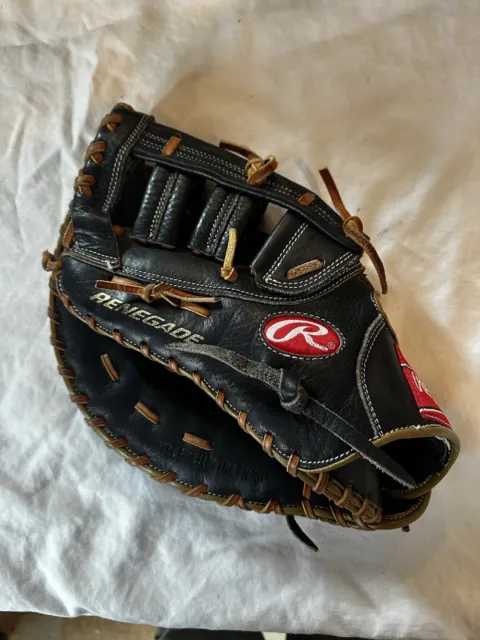 Rawlings Renegade Rfb First Baseman's Baseball Mitt  Adult Size Lht - Leather