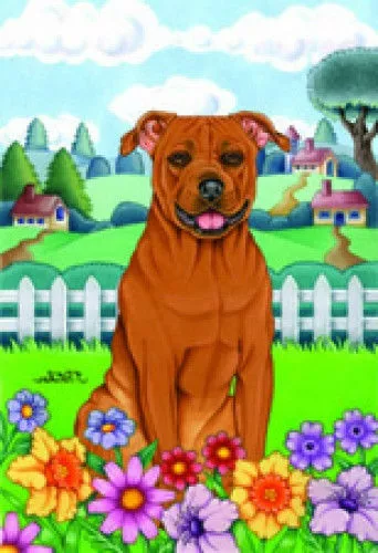 Spring Garden Flag - American Pit Bull Terrier 730961