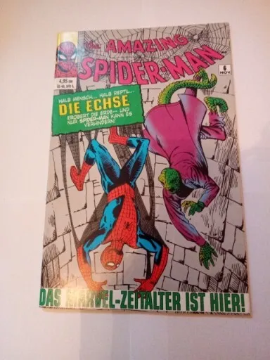 AMAZING SPIDER-MAN #6 German reprint 1st appearance THE LIZARD 1999 Marvel