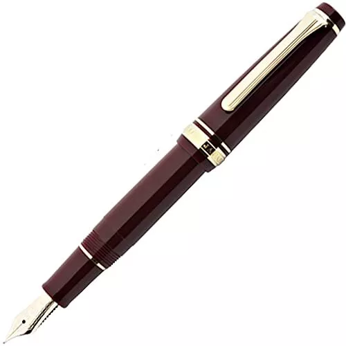 SAILOR Stylo-Plume Professionnel Gear Slim Mini Doré Marun Gt Mf 11-1303-332 New