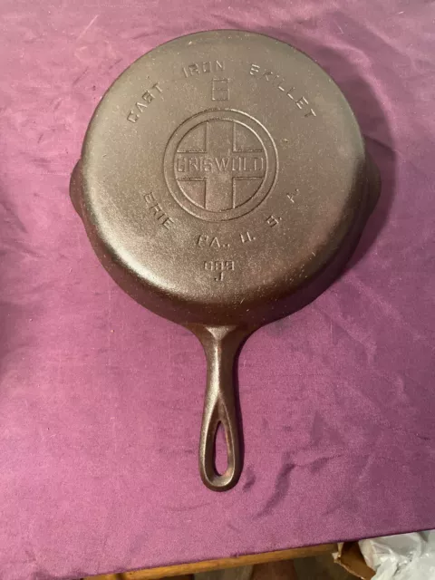 Antique Big Logo Griswold No. 6 Cast Iron Skillet! Fully Decorated! Nice!