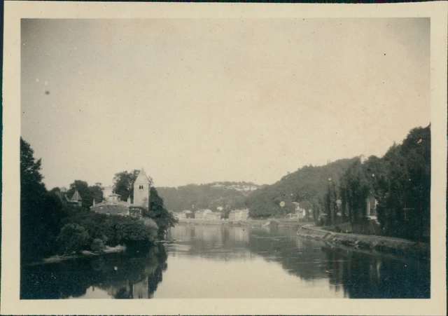 France, Lyon, L&#039;Île Barbe, 1918, Vintage silver print Vintage silver print