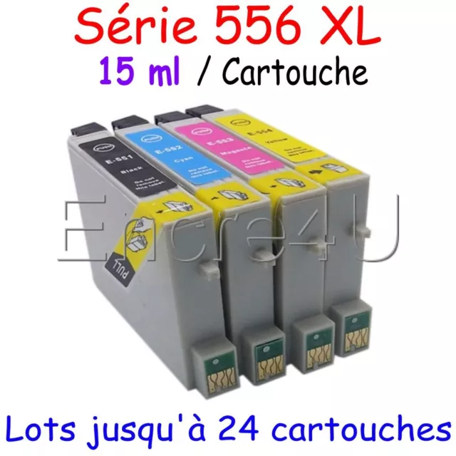 T0556 XL (non-OEM) Pack 24 cartouches compatibles imprimantes Epson Stylus Photo