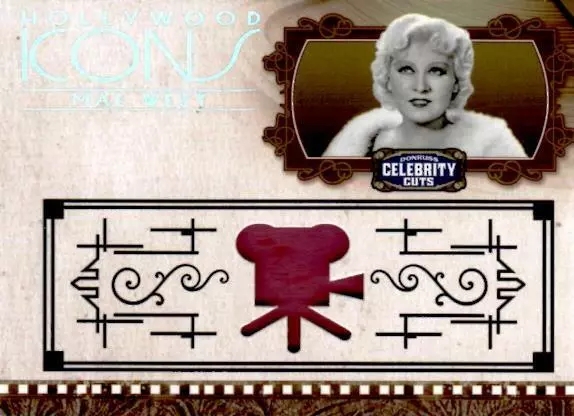 Hollywood Icons Celebrity Cuts - Donruss - Swatch Material Mae West #079 Hi-Mw