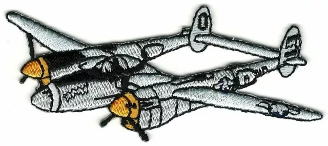 P-38 Lightning WWII Allied Warbird Fighter Plane Patch