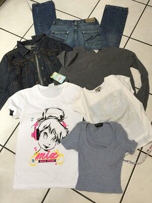 Chipie LOT FILLE TAILLE 10 ANS JEAN TEDDY SMITH CHIPIE  LITTLE MARCHE SHORT PAREO NEUF 