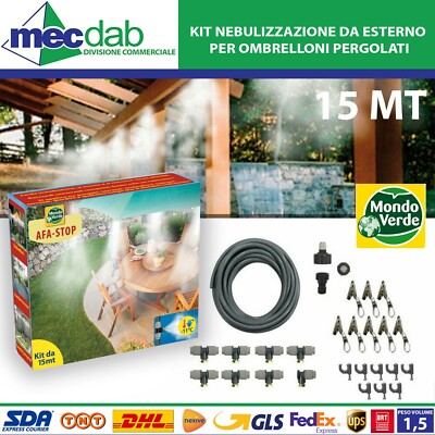 Cobra COBRA NEBULIZZATORE DA GIARDINO MODELLABILE EFFETTO NEBBIA 2 MT UGELLI OTTONE 