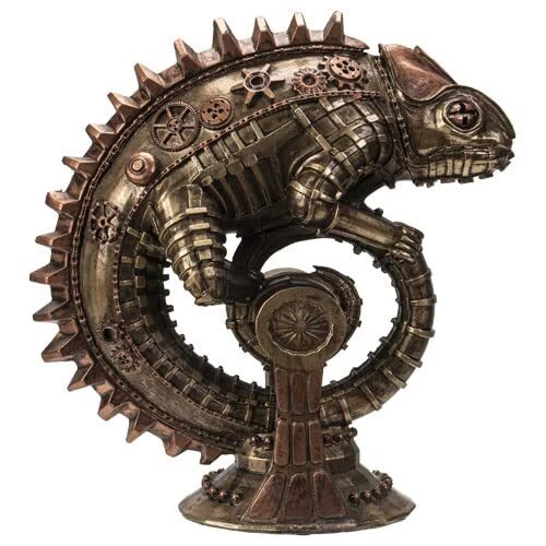 Pacific Giftware Mechanical Chameleon Steampunk Lizard