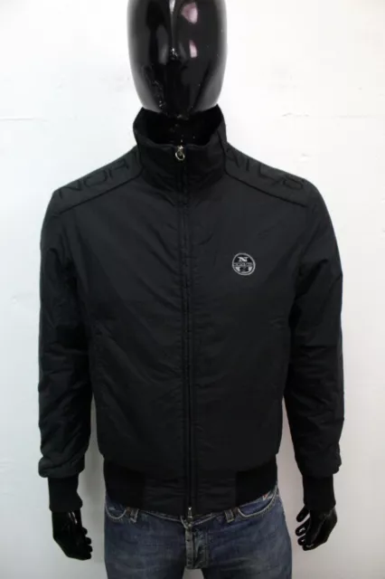Giubbotto North Sails Uomo Taglia M Giubbino Jacket Giacca Coat Logo Man Nero