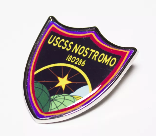 Alien/Aliens Inspired Nostromo Shield Pin Badge