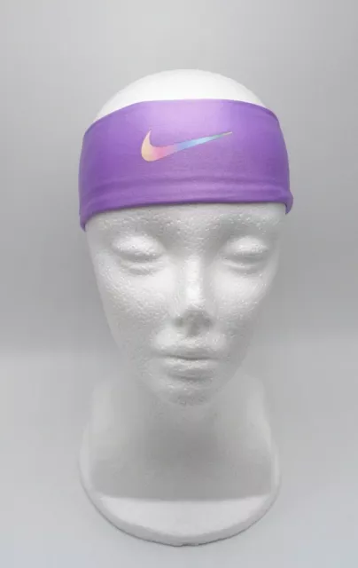 Nike Youth Fury Headband 2.0 Violet Star/Silver Girl's OSFM