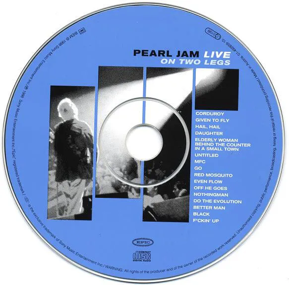 Pearl Jam - Live On Two Legs (CD, Album, Dig) 3