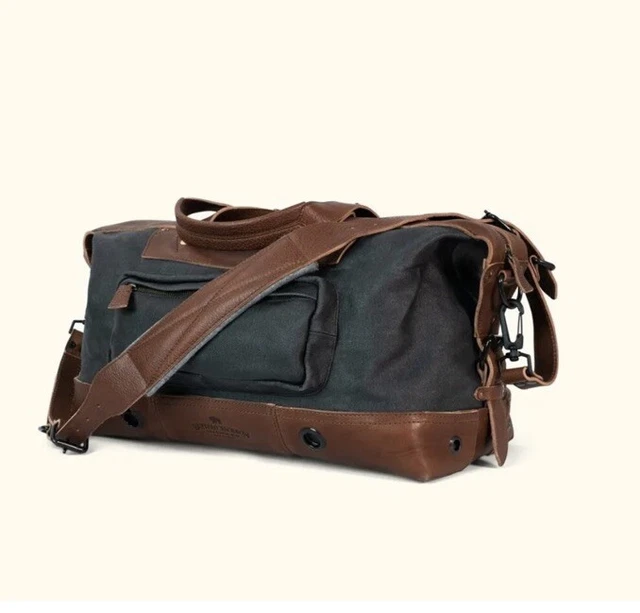 DAKOTA WAXED CANVAS Weekend Bag 175.00 PicClick UK