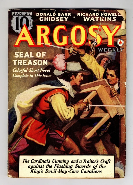 Argosy Part 4: Argosy Weekly Jan 27 1940 GD/VG 3.0 Low Grade