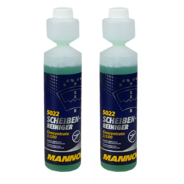 2x 250ml Mannol 5022 Pulitore Fette 1:100 Pulizia Concentrato