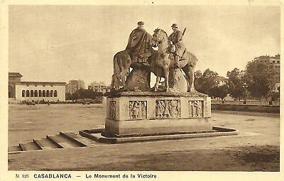 Cpa Maroc Casablanca Monument De La Victoire