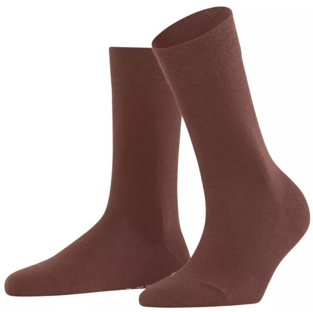 Falke Womens Sensitive Berlin Socks - Brandy Brown