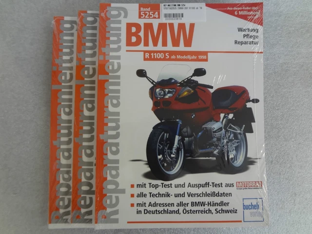 REPARATURANLEITUNG, WERKSTATTHANDBUCH, BMW R 1100 S ab 1998, Band 5254 ...