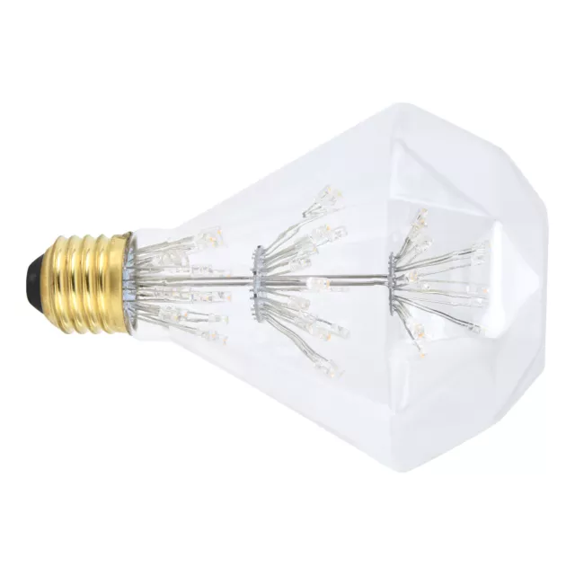 Vintage Glass LED Light Bulb 3W E27 Antique Festive Decorative Round Bulb GS0