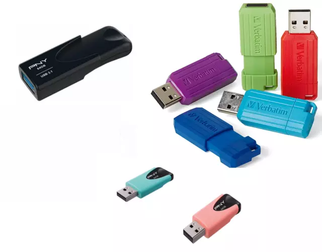 Flash Drive USB Memory Stick High Speed USB 2.0/3.0 Pen Thumb 32,64,128,256 GB