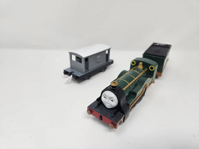 Thomas & Friends Trackmaster Emily & Tender Motorized Engine TOMY Plarail EUC Thomas & Friends Trackmaster Emily & Tender Motorized Engine TOMY Plarail EUC